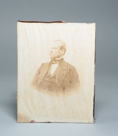 null PHOTOGRAPHIE. LEGRAY Gustave (1820-1884). Portrait attribué au Colonel Comte...