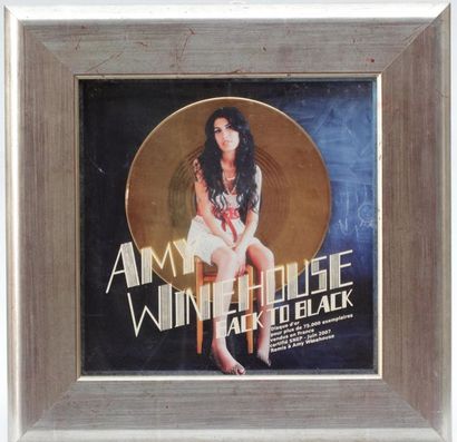 Disque d'or concernant Amy Winehouse marqué...