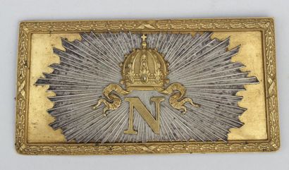 null Plaque de giberne d'officier des guides de la garde impériale ( 1854)
8 X 16.5...
