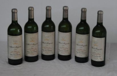 null 6 bout AILE D'ARGENT 1992 (ETIQ EMPOUSSIEREES)