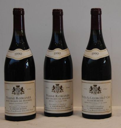 null 3 bout VOSNE ROMANEE CHAMPS PERDRIX PERNIN-ROSSIN 1990