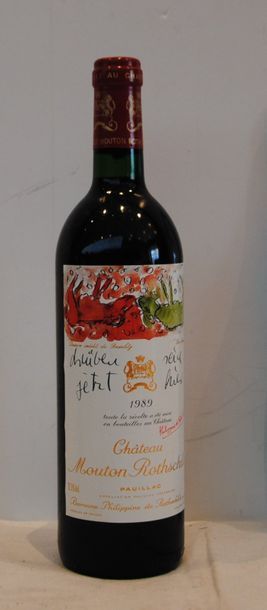 null 1 bout CHT MOUTON ROTHSCHILD 1989
