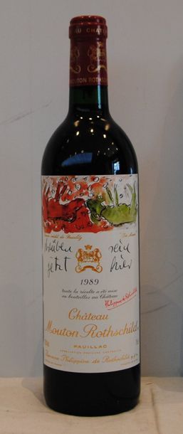 null 1 bout CHT MOUTON ROTHSCHILD 1989
