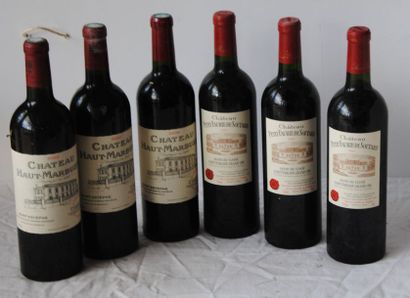 null 6 bout 3 CHT PETIT FAURIE DE SOUTARD 2001, 3 CHT HAUT MARBUZET 2 en 2002 et...