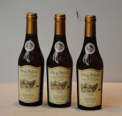 null 3 bout VIN DE PAILLE "CÔTE DU JURA" DOMAINE ROBELIN & FILS 2008 (37,5cl)