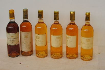 null 6 bout 2 CHT SUDUIRAUT 1998, 2 CASTELANAU 2001, 1 CHT DE FARGUES 1989, 1 CHT...