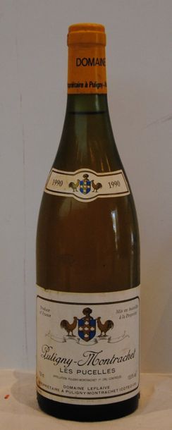 null 1 bout PULIGNY MONTRACHET LES PUCELLES DOMAINE LEFLAIVE 1990