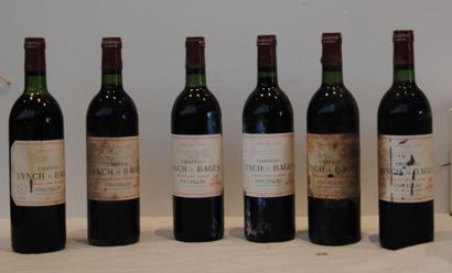 null 6 bout CHT LYNCH BAGES 1979 (EA, 4 BG, 1 NTLB)