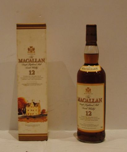 null 1 bout WHISKY MACALLAN 12 ANS