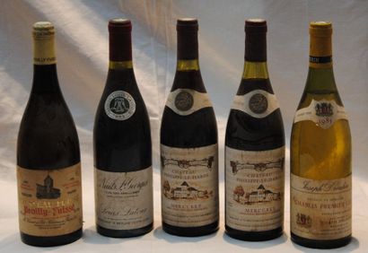 null 5 bout 2 CHT PHILIPPE LE HARDY 1984, 1 NSG 1983, 1 CHT FUISSE 1991, 1 CHABLIS...