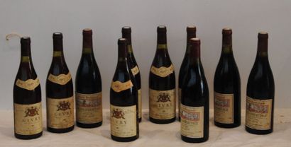 null 10 BOUT: 5 BOUT GIVRY 1982, 5 CROZES HERMITAGE 1986