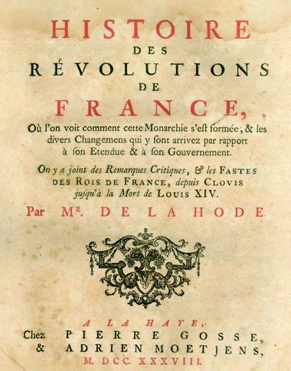 -« Histoire des Révolutions en France » par...