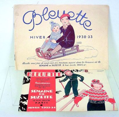 null -Deux catalogues pour poupée BLEUETTE édités par la société GAUTIER-LANGUEREAU...
