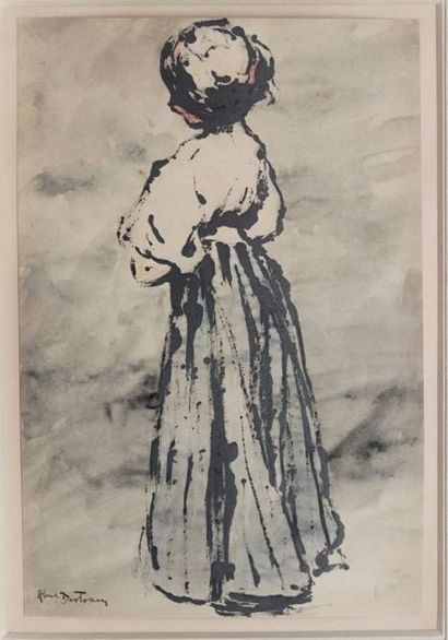 null Abel BERTRAM (1871-1954)

Femme debout vu de dos

Aquarelle et encre de Chine...