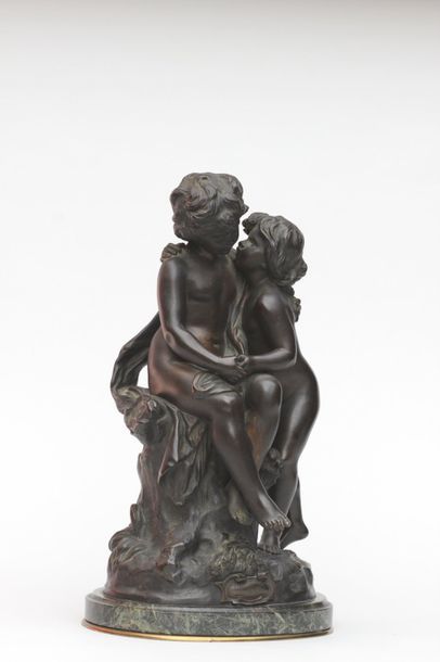 null Hippolyte-François MOREAU (1832-1927)

« UN SECRET »

Épreuve en bronze, fonte...