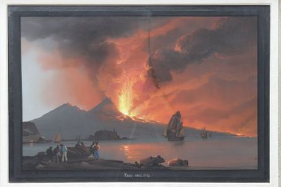 null Camillo DE VITO (XVIII-XIX)

Baie de Naples lors de l'éruption du Vésuve de...