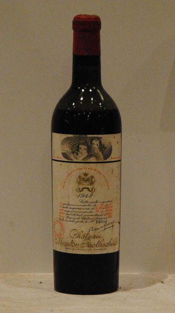 null 1 bout CHT MOUTON ROTHSCHILD 1948 (BASSE)