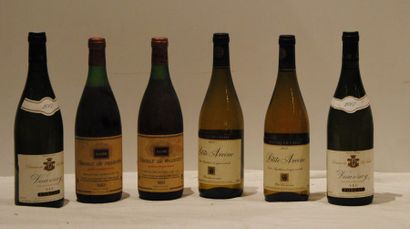 null 6 bout 2 PETITE ARVINE VALAIS BLANC SUISSE 2007, 2 VOUVRAY SEC 2007 DOM DU CLOS...