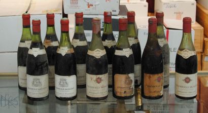 null 12 bout CHAMBOLLE MUSIGNY GRIVELET ET REBOURSEAU 1962, 1964, 1969