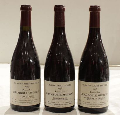null 3 bout CHAMBOLLE MUSIGNY LES CHARMES 1ER CRU AMIOT SERVELLE 1/1997, 2/1998