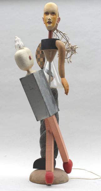 null Pierre DESSONS ( 1936 )
Maternité
Sculpture éclairante , pièce unique, bois,...