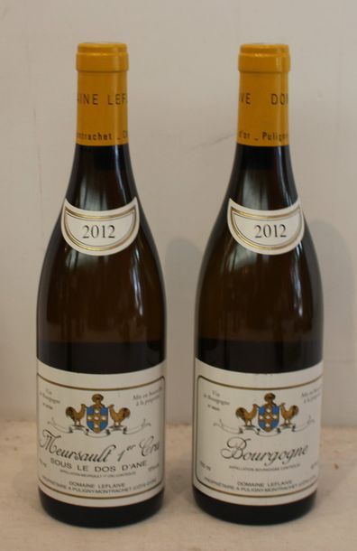 null 2 bout 1 BOUT BOURGOGNE BLANC DOMAINE LEFLAIVE 2012, 1 MEURSAULT LE DOS D'ANE...