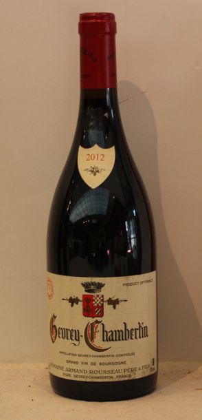 null 1 bout GEVREY CHAMBERTIN ARMAND ROUSSEAU 2012