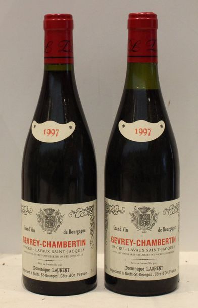 null 2 bout GEVREY CHAMBERTIN 1ER CRU LAVAUX ST JACQUES DOMAINE LAURENT 1997