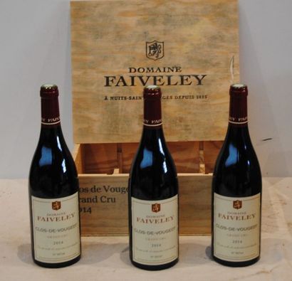 null 3 bout CLOS DE VOUGEOT GC DOMAINE FAIVELEY 2014 TVA RECUPERABLE