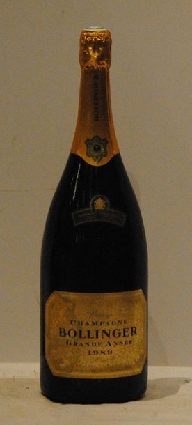 null 1 mag CHAMPAGNE BOLLINGER GRANDE ANNEE 1989