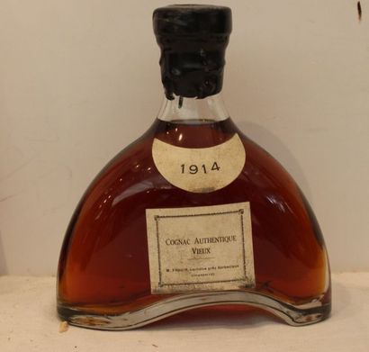 null 1 bout COGNAC XO FROUIN 1914 CIREES