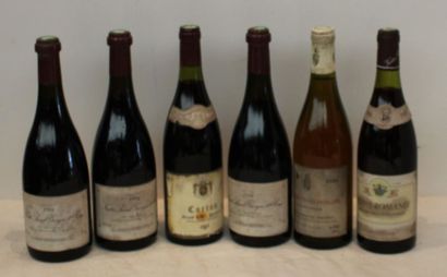 null 6 bout 3 NSG LES ST GEORGES FRANCOIS MARTENOT 1986, 1 CORTON PERRIERES 2003,...