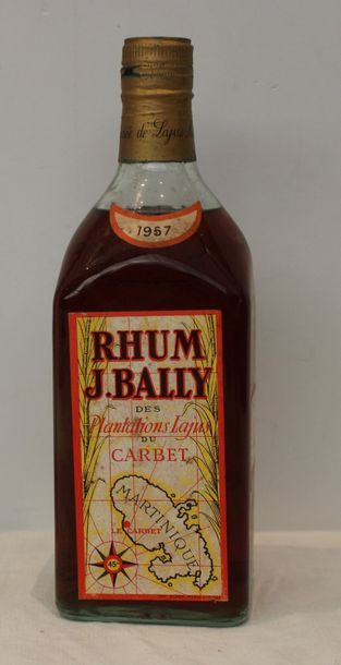 null 1 bout RHUM BALLY 1957 (DEBUT EP caps découpée)