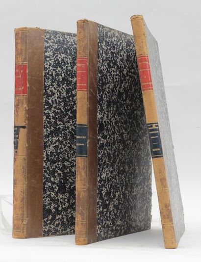 null GALERIES HISTORIQUES DE VERSAILLES
Trois volumes in folio : règne de Louis XIV...
