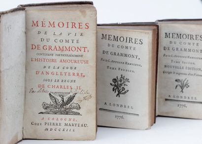 null HAMILTON Antoine
Mémoires de la vie du comte de Grammont ; contenant particulièrement...
