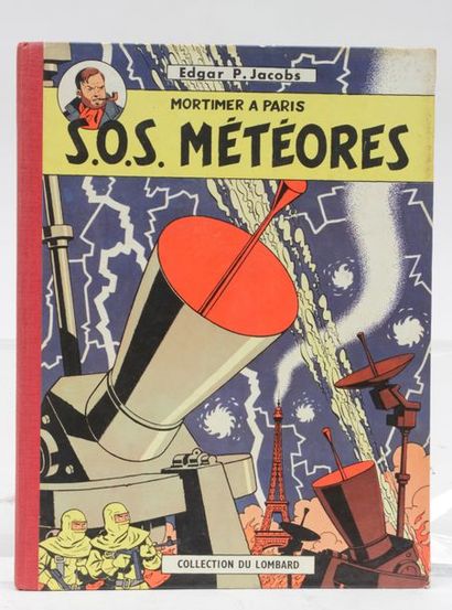 JACOBS Edgar P JACOBS 
MORTIMER à Paris, S.o.s météores ,
Edition originale belge...
