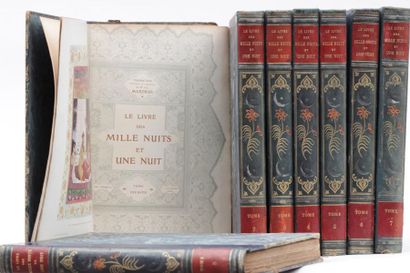 null Le Livre des Mille et une nuits
Paris, Fasquelle, s.d. (vers 1910). 8 volumes...