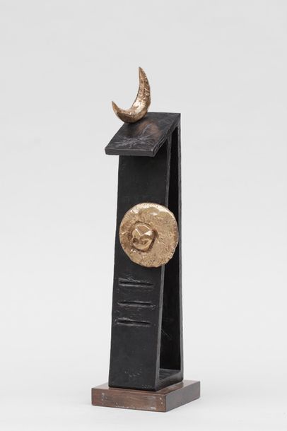 null Joan Miró (1893-1983) D'après
Personnage, 1981
Epreuve en bronze, fonte d' édition...