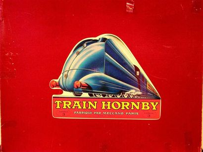  Train de chemin de fer de fabrication anglaise HORNBY, comprenant une locomotive...