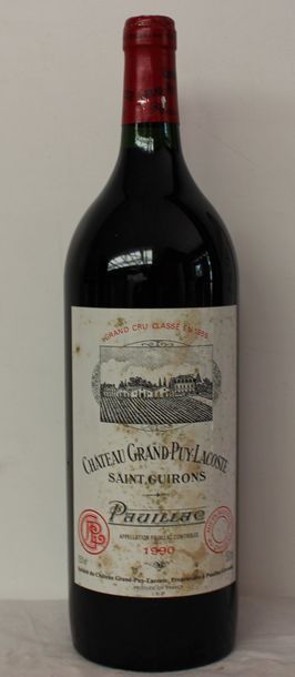 null 1 mag CHT GRAND PUY LACOSTE 1990 (étiq tachée)