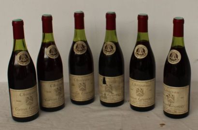 null 6 bout CORTON GRANCEY LOUIS LATOUR 1971 (3 à 4 cm)