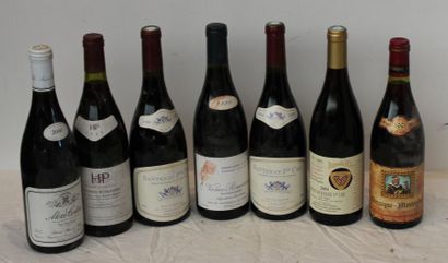 null 7 bout 2 SANTENAY 1ER CRU 2000, 1 VOSNE ROMANEE MAIZIERE DOMAINE CROS 1999,...