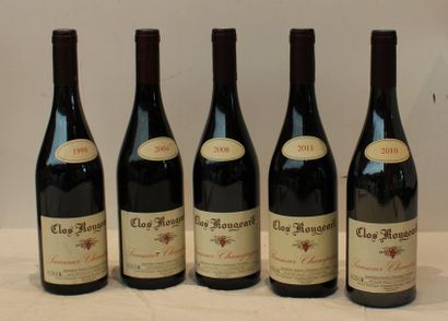 5 bout CLOS ROUGEARD 1999, 2004, 2008, 2010,...