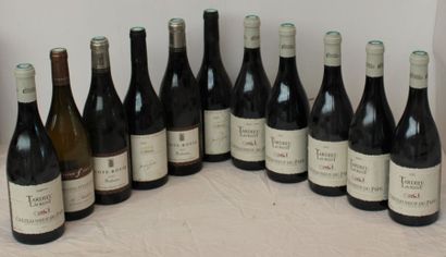 null 11 bout 6 CDP LAURENT TARDIEU 2007, 2 CORNAS LAROCHE COLOMBO 2009, 2 COTE ROTIE...