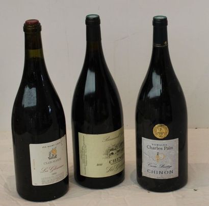 null 3 mag 1 CHINON LES GREZEAUX 2011, 1 CHINON CUVEE PRESTIGE DOM PAIN 2013, 1 COTEAUX...