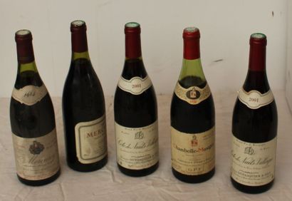 null 5 BOUT: 1 MERCUREY 1996 LABOURE ROI, 1 MERCUREY 1984, 1 CHAMBOLLE MUSIGNY GRIVELET...
