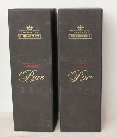 null 2 bout CHAMPAGNE PIPER HEIDSIECK 2002 sous coffret