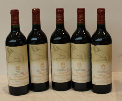 null 5 bout CHT MOUTON ROTHSCHILD 1993 BALTHUS