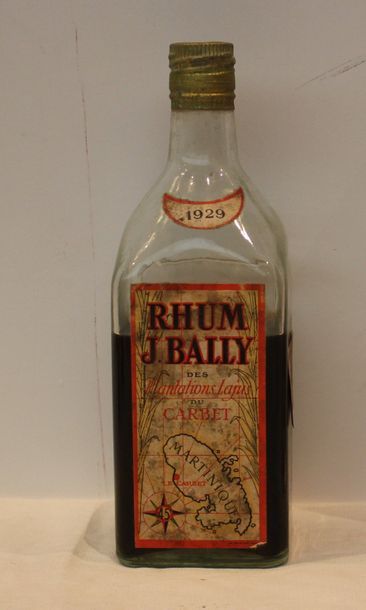 1 bout RHUM BALLY 1929 (10cm)