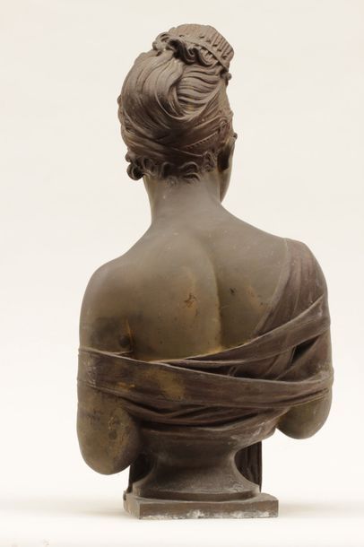 null Joseph CHINARD (1756-1813)
Buste de femme
Epreuve en bronze, fonte d'édition...